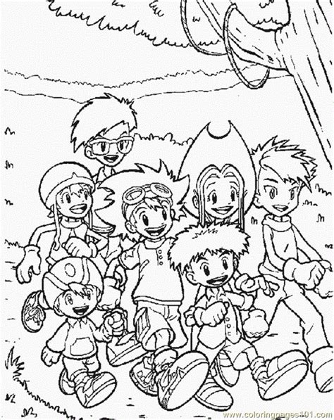 Coloring Page Digimon Coloring Cartoons Digimon Coloring Home