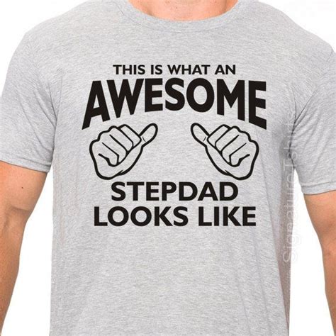 Fathers Day T Stepdad T This Is What Awesome Stepdad Etsy Step Dad Ts Dad Tshirts