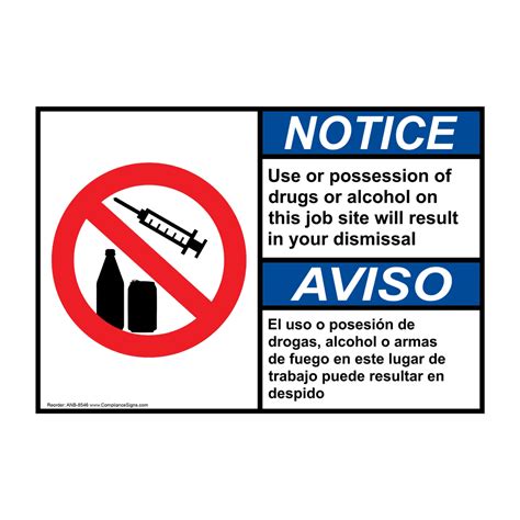 Sign Adhesive Sticker Notice Warning No Drug Dealing Drugs On Premises