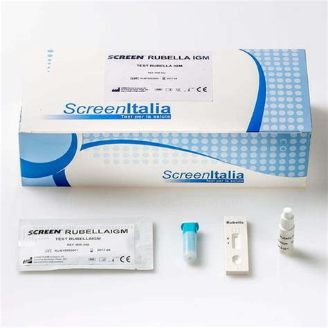 Rapid Rubella Test Sc Screen Italia Igm Serum Plasma