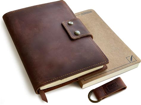 Amazon Albero Refillable Leather Journal Genuine Leather Cover