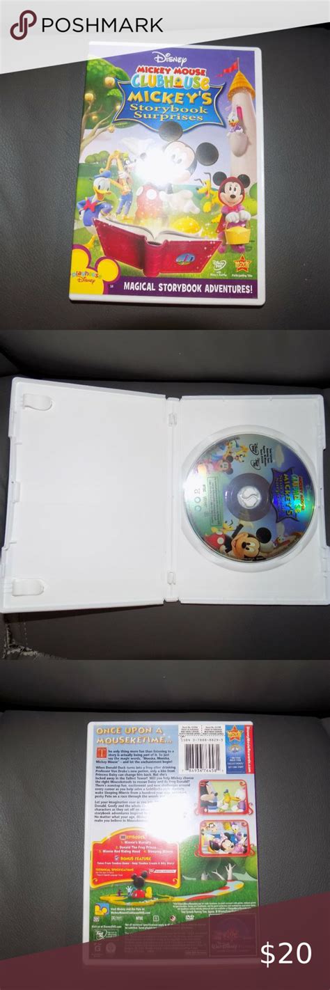 Mickey Mouse Clubhouse Mickeys Storybook Surprises Dvd 2008 Euc
