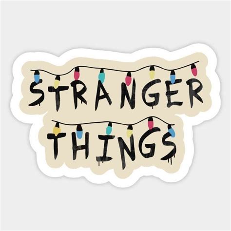 Stranger Things Sticker Pack Stranger Things Sticker Stranger Things