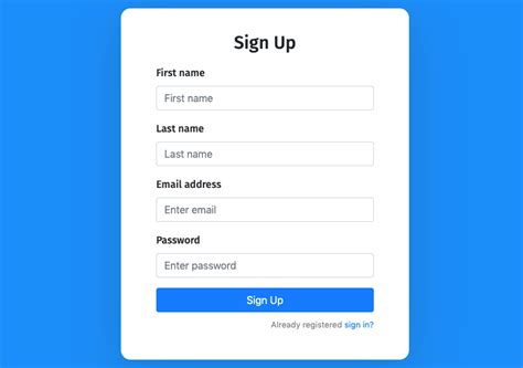 How To Create A Responsive Signup And Login Form Help