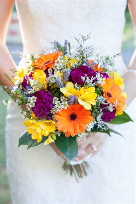 Bright And Colorful Summer Wedding Bouquet Summer Wedding Ideas