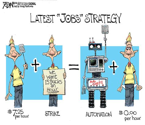 Cartoon The Lefts Latest Jobs Strategy