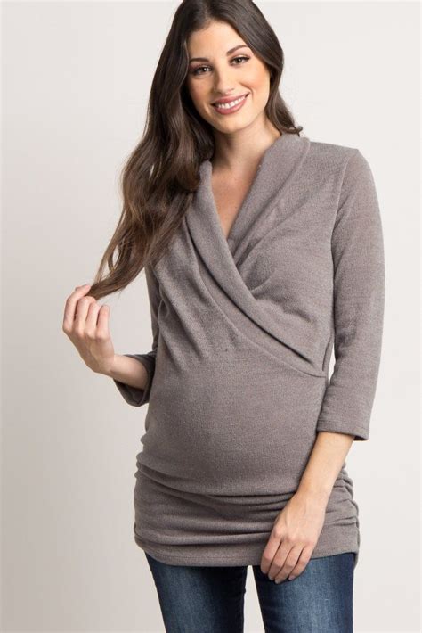 this cozy knit maternity top is perfect for all of motherhood s transitions whether you