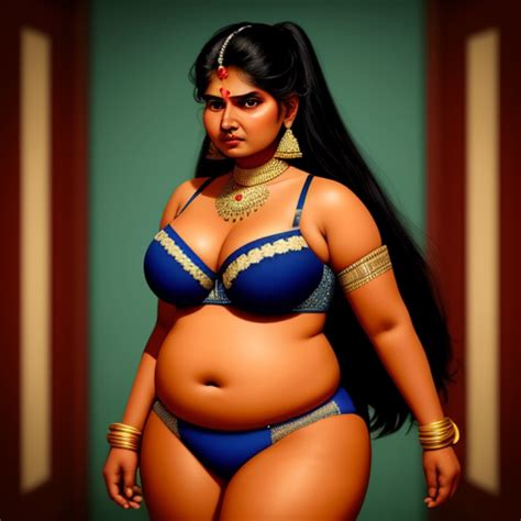 Ai Art Generator Do Texto Sexy Big Boobs Indian Woman In Nude Stickini