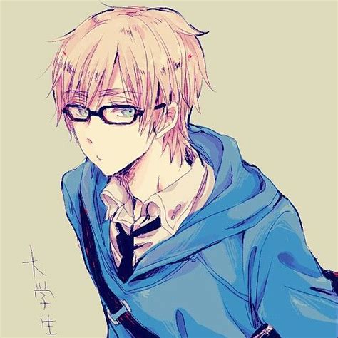 1000 Images About Anime On Pinterest Cute Anime Guys Glasses And