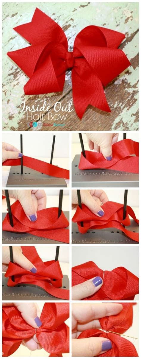 How To Make An Inside Out Hair Bow The Ribbon Retreat Blog Bows