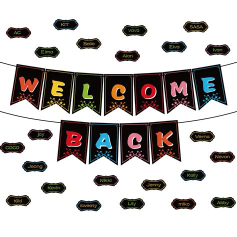 Buy Classroom Decorations Welcome Back Banner Welcome Bulletin Board