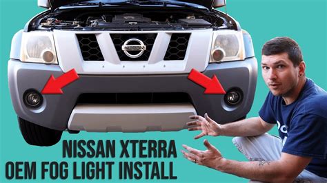How To Install Oem Fog Lights Into A Nissan Xterra Youtube