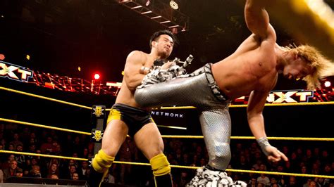 Hideo Itami Vs Tyler Breeze Nxt Championship No 1 Contenders Tournament First Round Match
