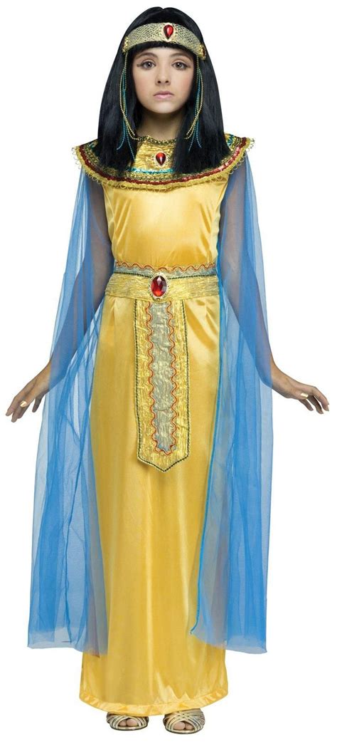 Girls Golden Cleopatra Costume Halloween Costumes Plus Size Egyptian