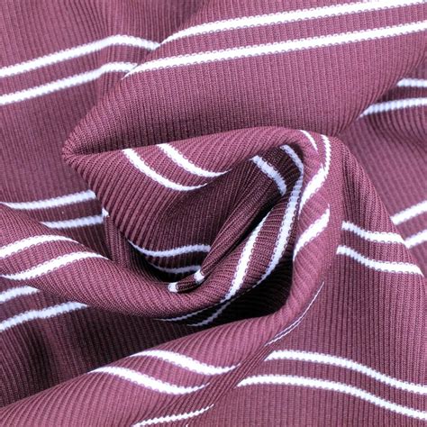 Polyester Nylon Spandex Yarn Dyed Rib Fabric Eysan Fabrics