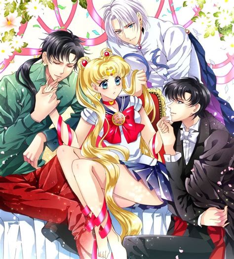 Tsukino Usagi Sailor Moon Seiya Kou Chiba Mamoru And Prince Demande
