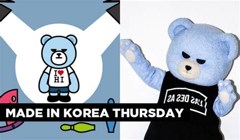 Made In Korea Thursday The Yg Bear Character Named Krunk • Kpopmap