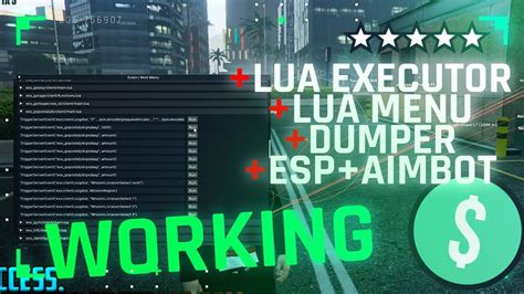 Fivem Cheat Working With Lua Executor Esp Aimbot Lua Menu Trolls Hot