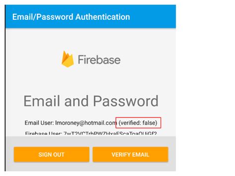 Email Verification In Firebase Auth