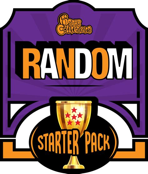 Random Starter Pack 6 Star Collectibles