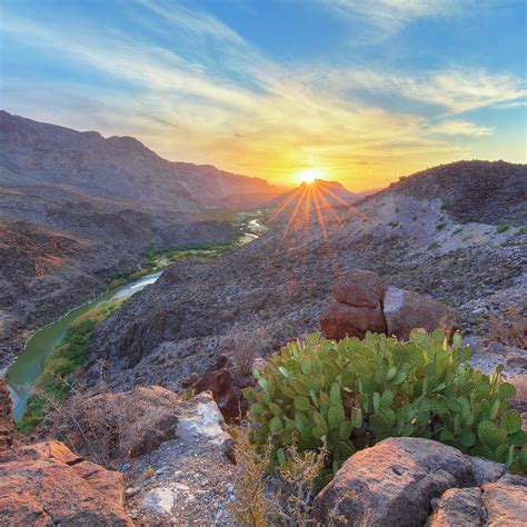 Sunset At Big Bend Ranch State Park 1 Photograph By Rob Greebon Fine