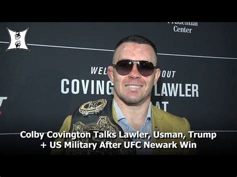 Was Colby Covington In The Military