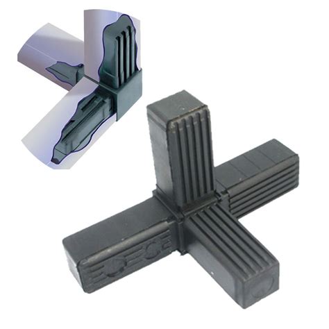 25mm 1 Metal Square Tube Speed Frame Fittings Plastic Joiners Inserts