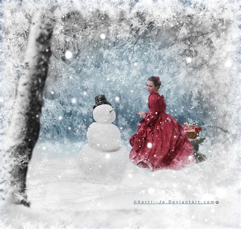 A Snowfall At Christmas By Kerri Jo On Deviantart