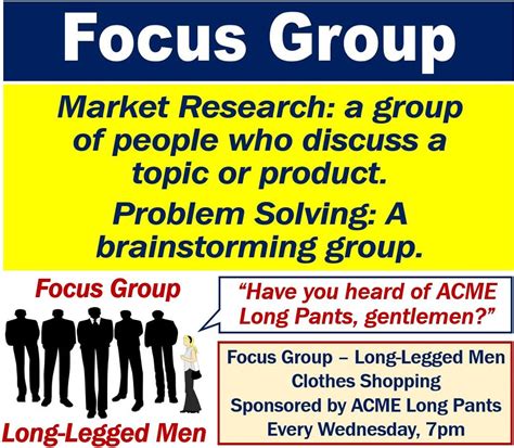 What Is A Focus Group Definition And Examples Market Business News
