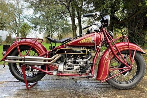 Indian Four 437 At Handh Auction Of 150 Classic And Collector Motorcycles