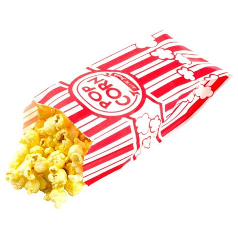 Popcorn Bag Movie Night Carnival Circus Party Sports Etsy Popcorn