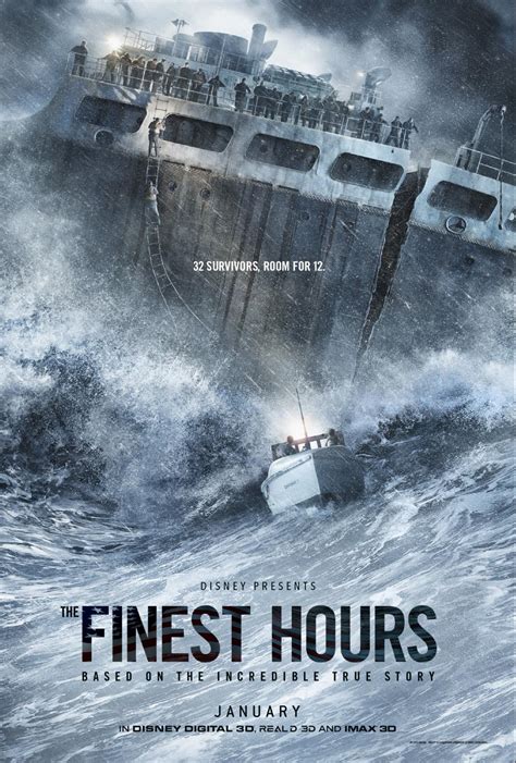 The Finest Hours Il Poster Del Film Catastrofico Disney Basato Su Una