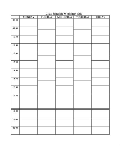 Schedule Planner Template 14 Free Word Excel Pdf Documents Download