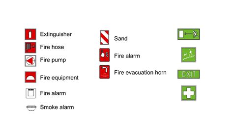 Fire Extinguisher Symbol In Plan