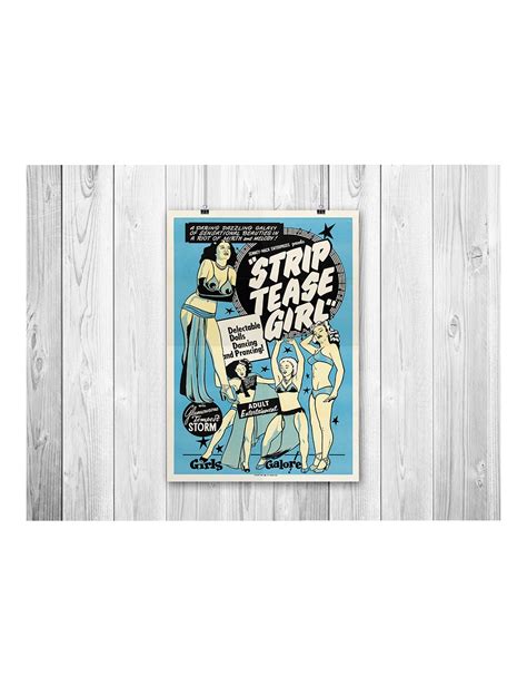 striptease girl 01 poster 35x50