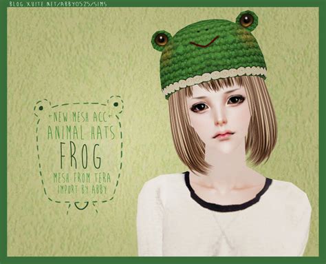 The Sims Resource Animal Hat Frog