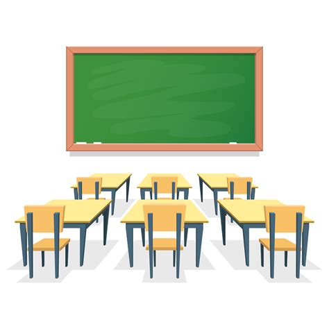 Classroom Isolated On White Background 1213932 Vector Art At Vecteezy