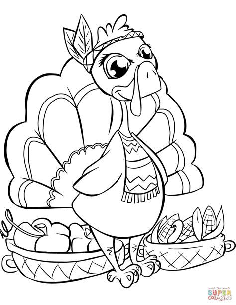 Turkey Coloring Pages Coloring