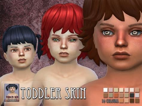 Sims 4 Ccs The Best Toddler Skin 1 Unisex By Remussirion Sims 4