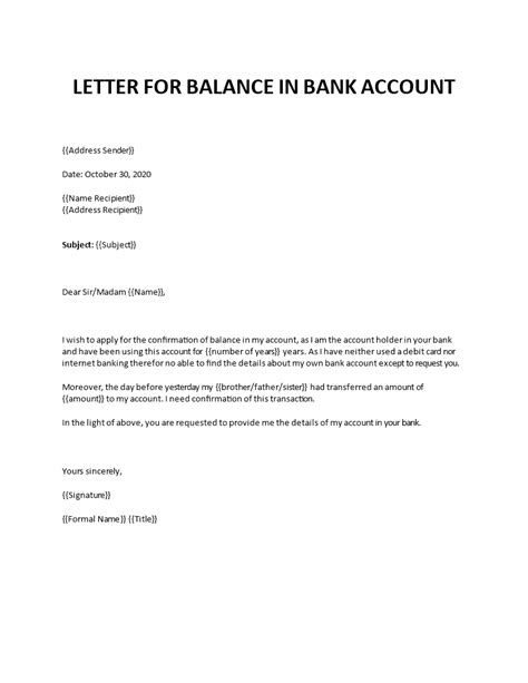 Maybe you would like to learn more about one of these? Bank Balance Request Letter