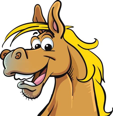 Best Funny Horse Illustrations Royalty Free Vector