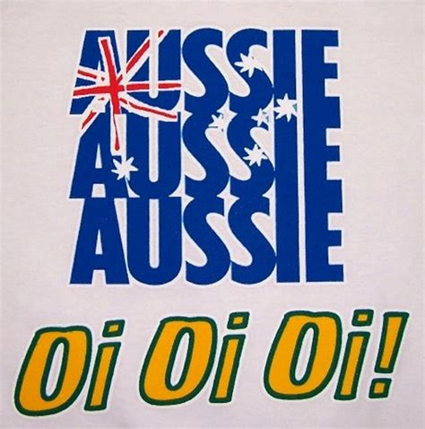 Australia Day Merchandise Aussie Aussie Aussie Oi Oi Oi