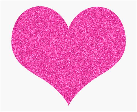 Pink Glitter Heart Png Free Transparent Clipart Clipartkey