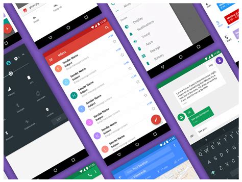ui kits  android nougat  ios  sitepoint