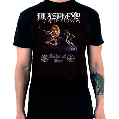 Blasphemy Gods Of War Full Color Ts Small Only