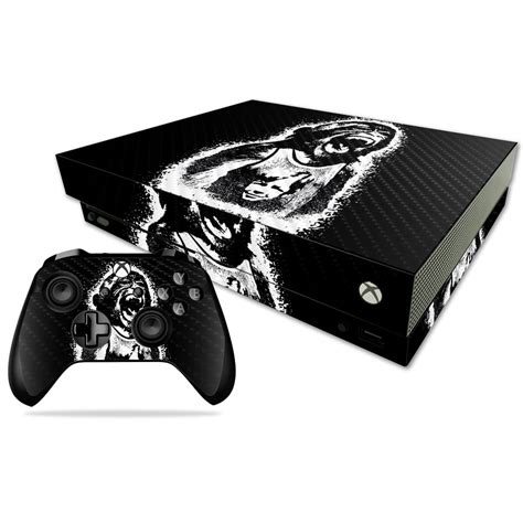 Grunge Skin For Microsoft Xbox One X Protective Durable Textured Carbon Fiber Finish Easy