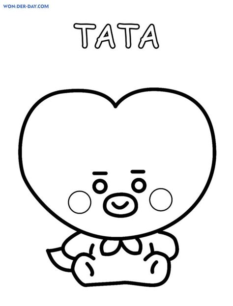 BT21 Coloring Pages 80 Free Printable Coloring Pages Baby Coloring