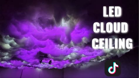 Led Cloud Ceiling Diy Tiktok The Best Way To Do It Youtube