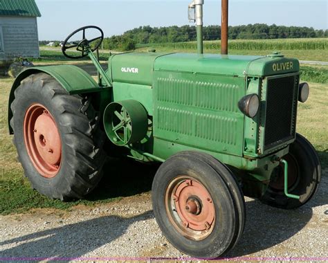 1948 Oliver 99 Tractor In Basco Il Item B2773 Sold Purple Wave