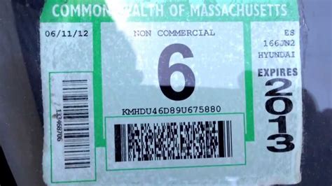 Massachusetts Inspection Sticker Colors